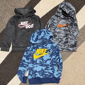 3 Nike Kids' Hoodies